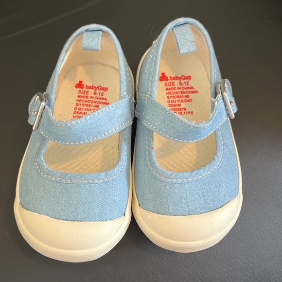 Baby Gap Denim Flats w/ Sole - Picture 1 of 4